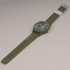 Junior Kids Analogue Watch Green