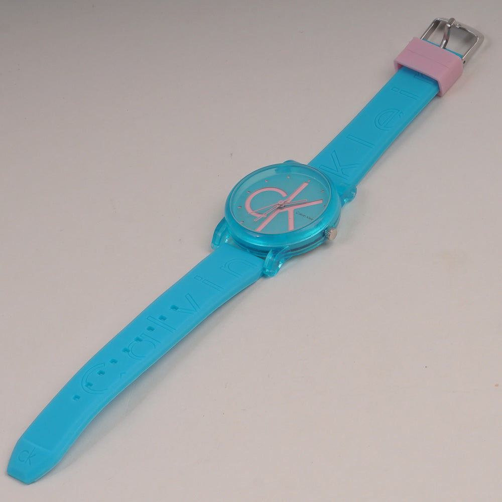 Junior Kids Analogue Watch Cyan