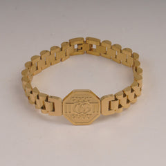 Mens Golden Chain Bracelet G