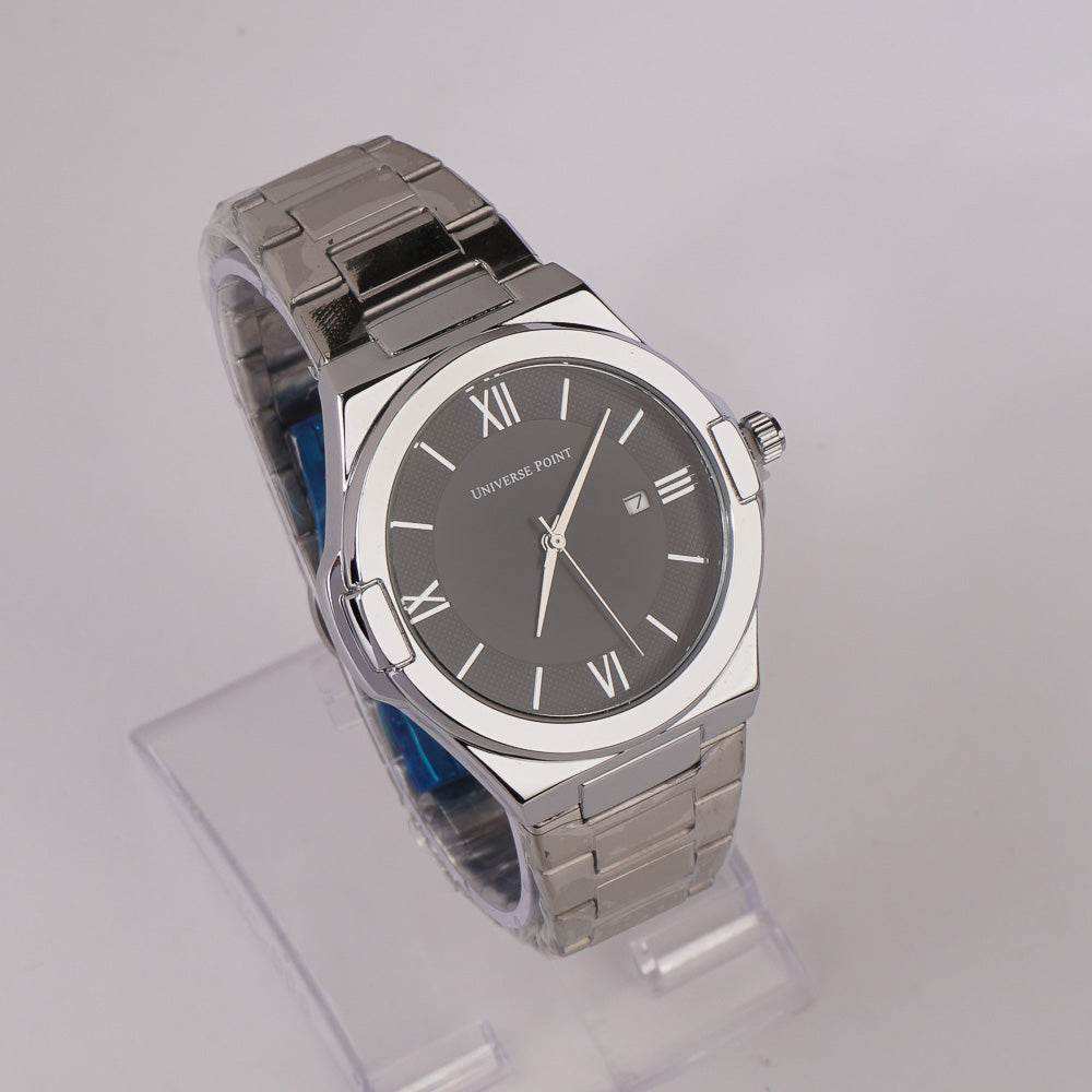 Silver Chain Mans Wrist Watch