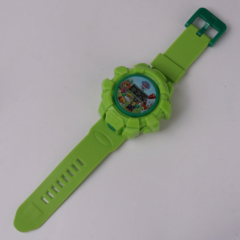 Kids Character Projector Watch Green