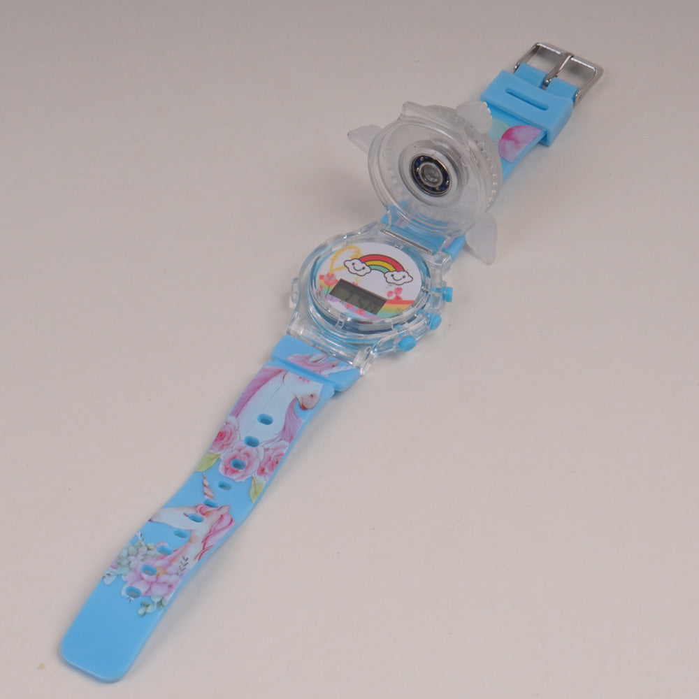 Spinner Watch For KIDS Cyan Uni