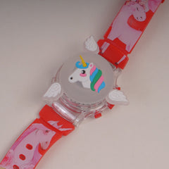 Spinner Watch For KIDS Red Uni