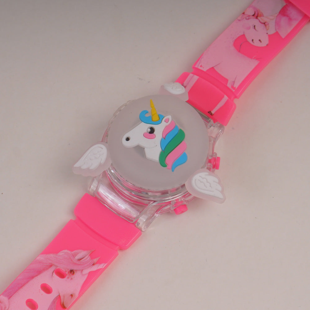 Spinner Watch For KIDS Dark Pink Uni