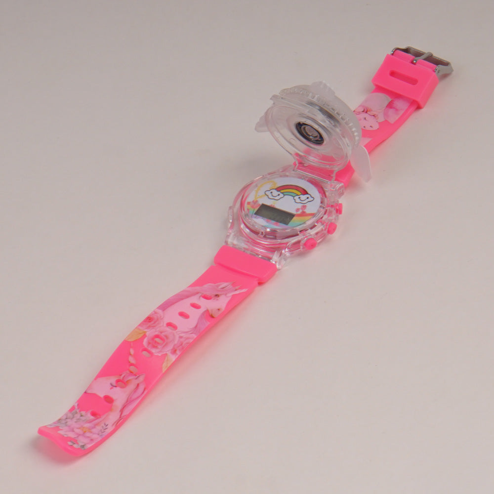 Spinner Watch For KIDS Dark Pink Uni