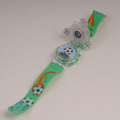 Spinner Watch For KIDS Dark Green Football