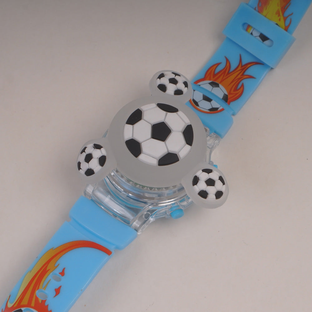 Spinner Watch For KIDS Dark Cyan Football