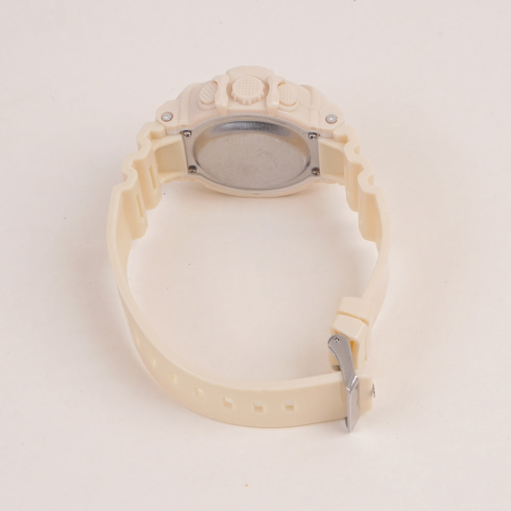 KIDS Digital Sports Watch Beige