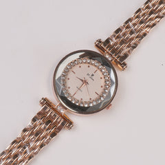 Womens Chain Wrist Watch Rosegold