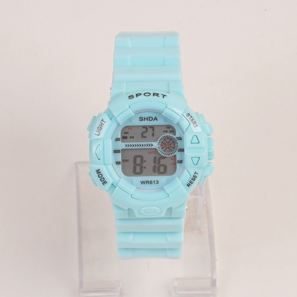 KIDS Digital Sports Watch Cyan