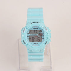 KIDS Digital Sports Watch Cyan