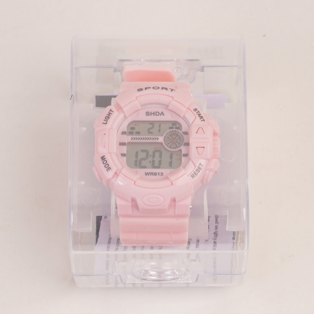 KIDS Digital Sports Watch Pink