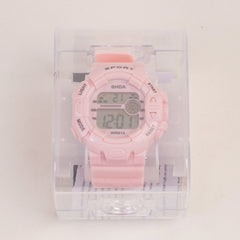 KIDS Digital Sports Watch Pink