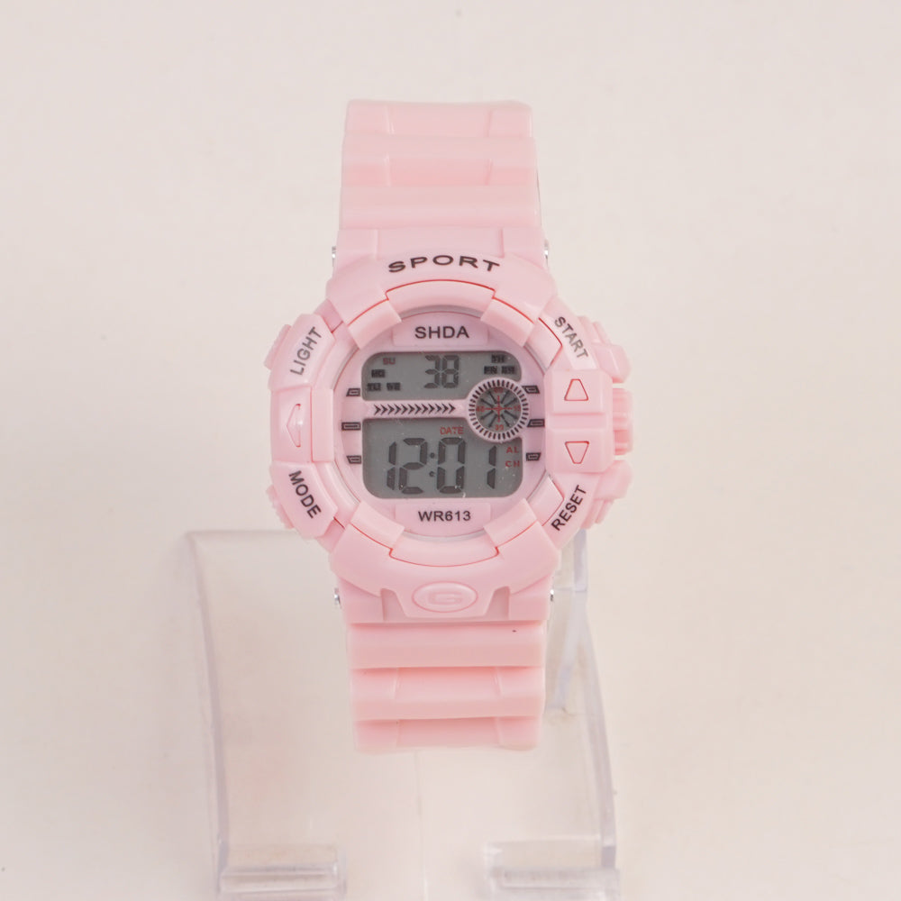 KIDS Digital Sports Watch Pink