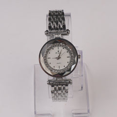 Womens Chain Wrist Watch Silver