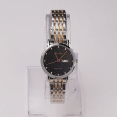 Two Tone Women's Chain Watch Silver Rosegold