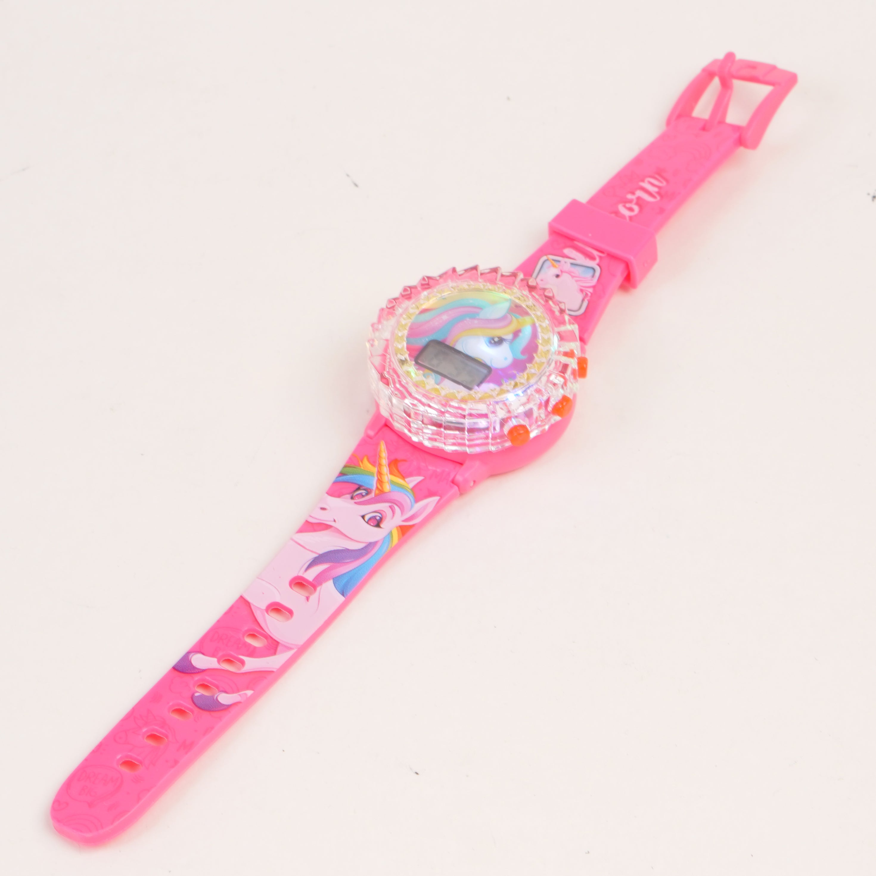 Kids Character Spinner digital watch Pink