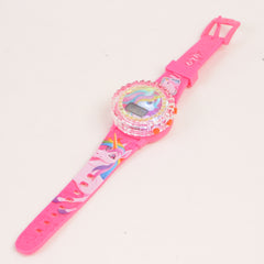 Kids Character Spinner digital watch Pink