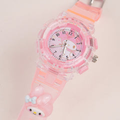 Kids Character Analogue Watch Pink