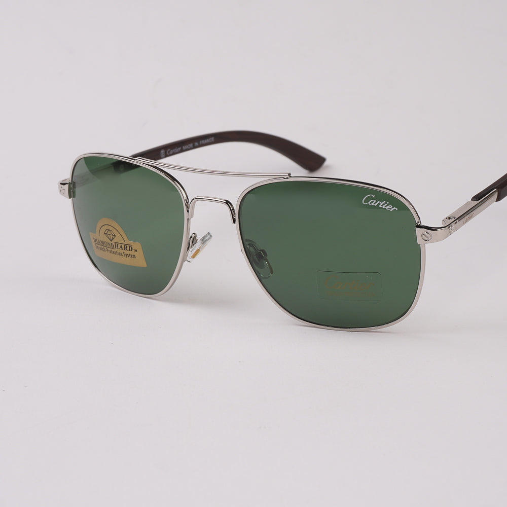 Branded Sunglasses for Men & Women Silver Green