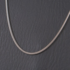 Silver Neck Casual Chain 3mm