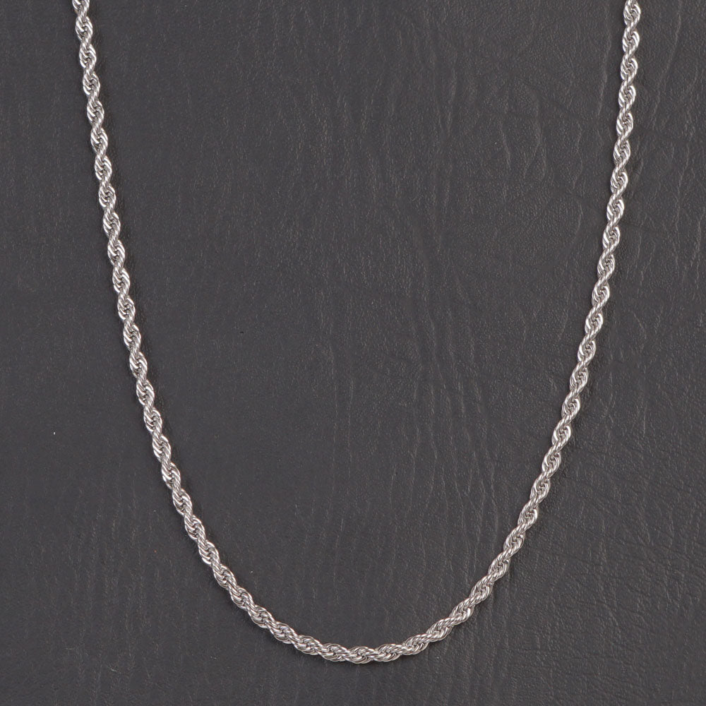 Mens Silver Neck Chain 4mm