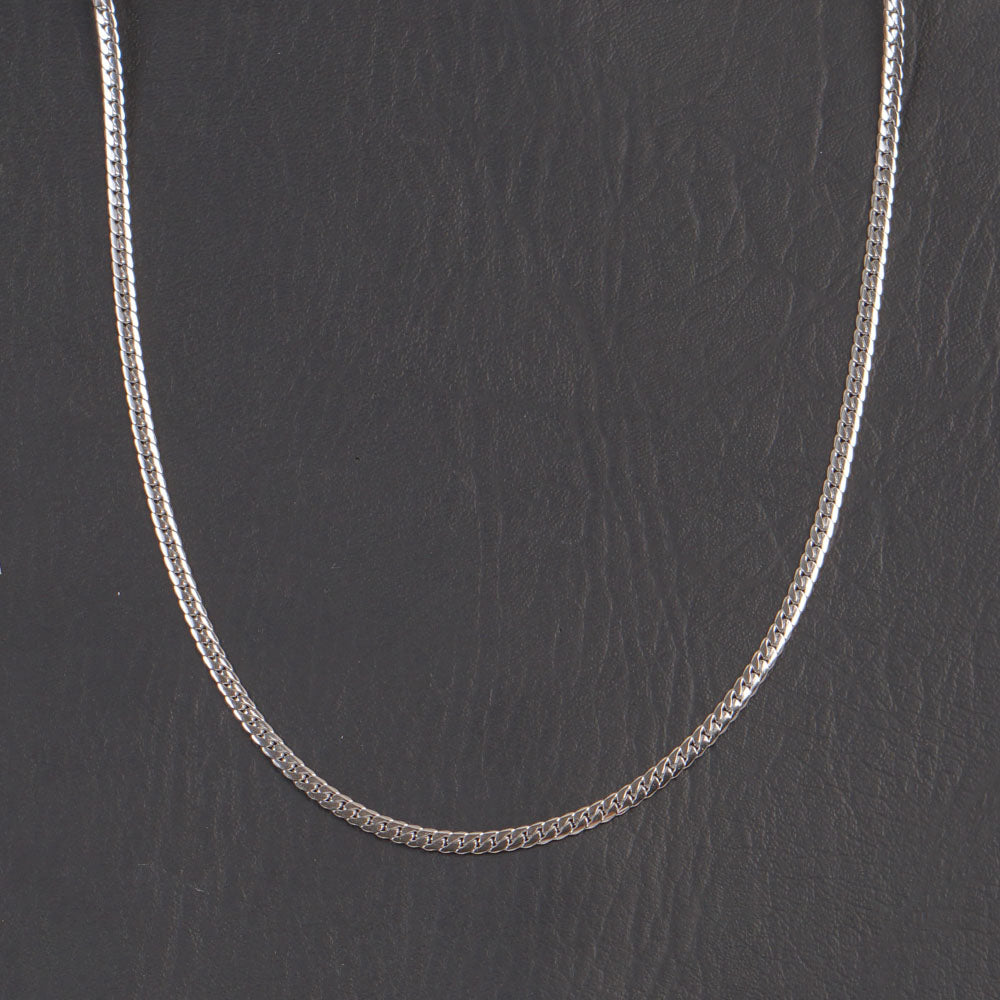 Mens Silver Neck Chain 4mm