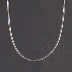 Mens Silver Neck Chain 4mm