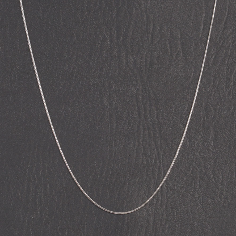 Mens Silver Neck Chain 1mm