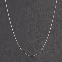 Mens Silver Neck Chain 1mm