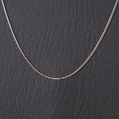 Mens Silver Neck Chain 1mm