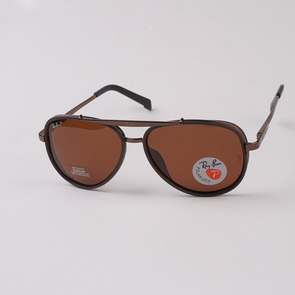 Sunglasses for Men & Women Metallic Brown