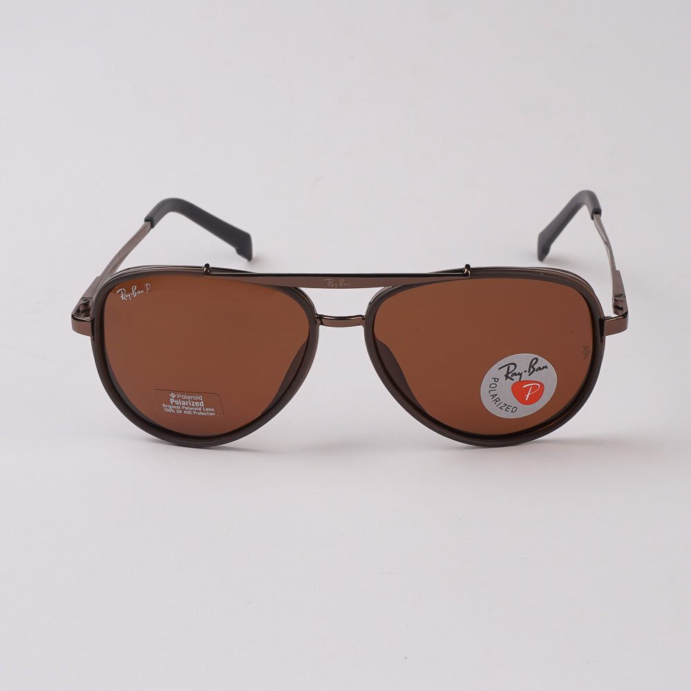 Sunglasses for Men & Women Metallic Brown