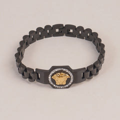 Mens Black Chain Bracelet V