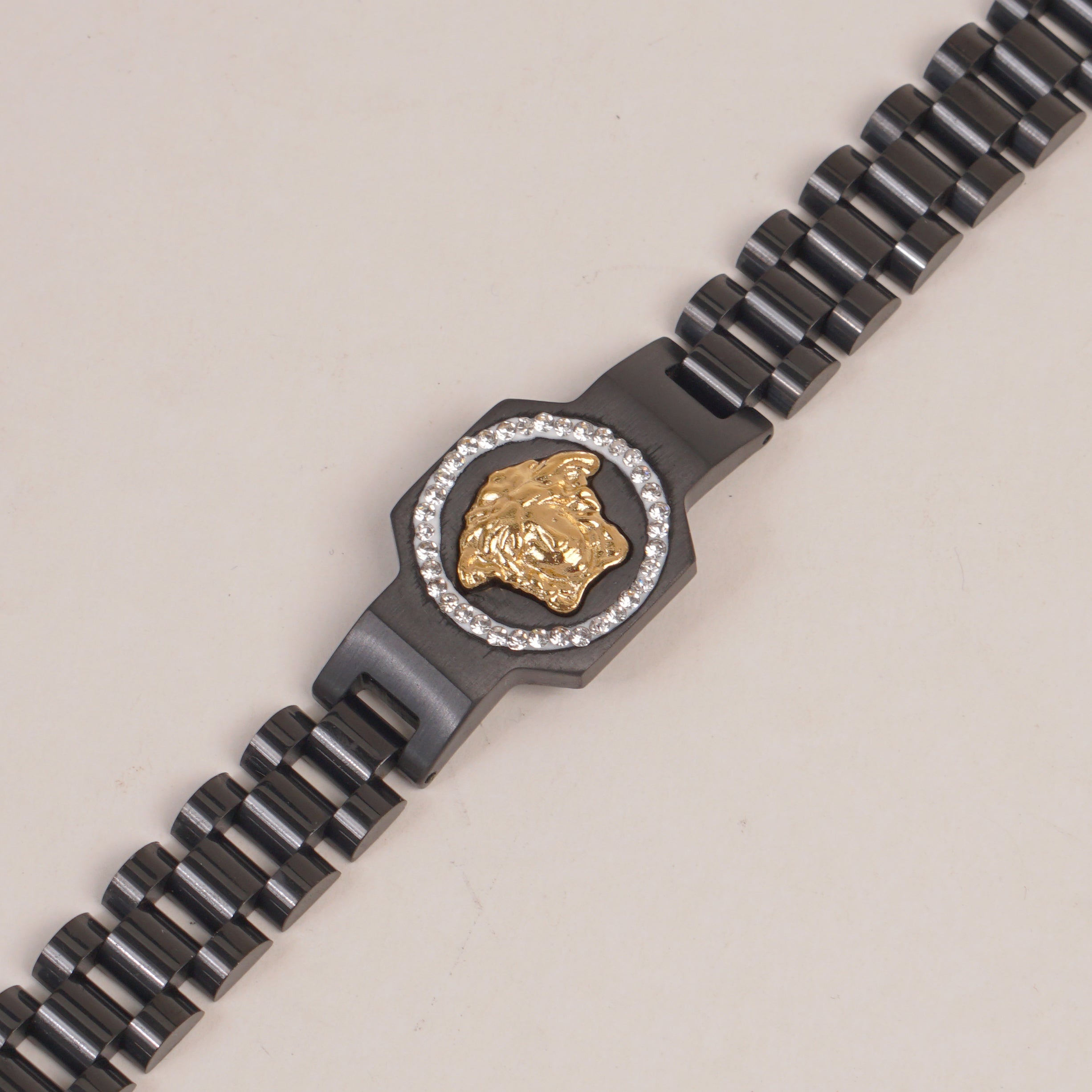 Mens Black Chain Bracelet V