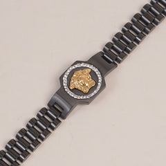 Mens Black Chain Bracelet V