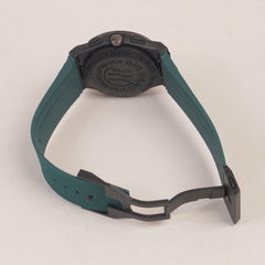 Green Strap Black Dial Men's Wrist Watch HB