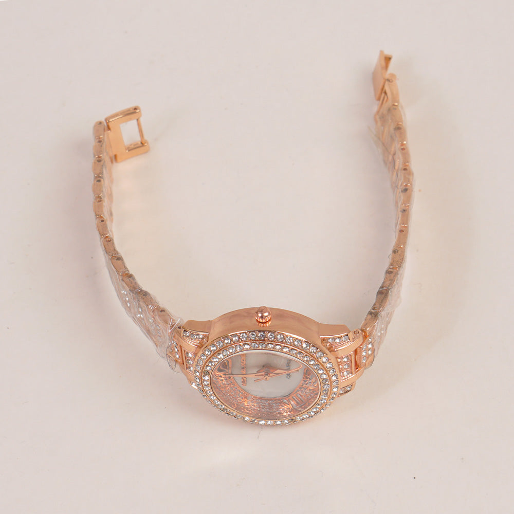 Woman Chain Watch Rosegold