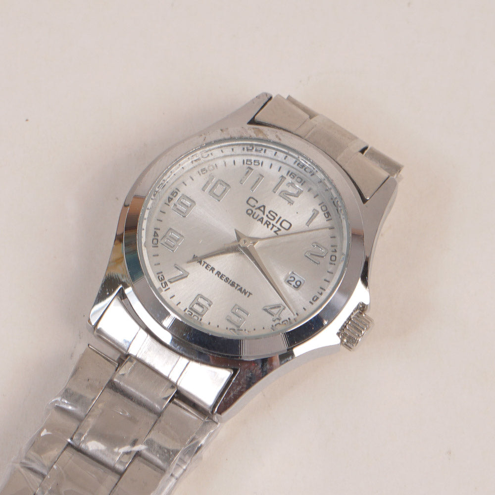 Woman Chain Watch Silver White
