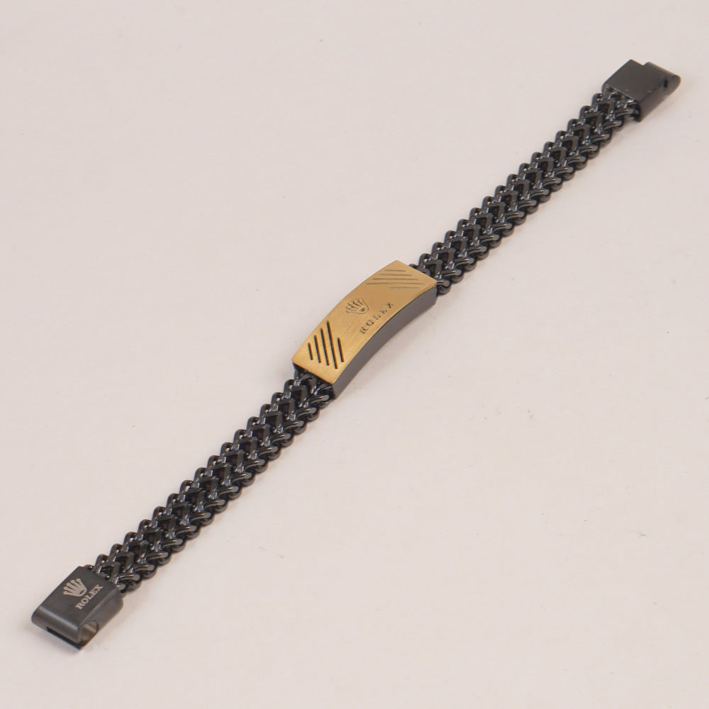Mens Black Chain Bracelet