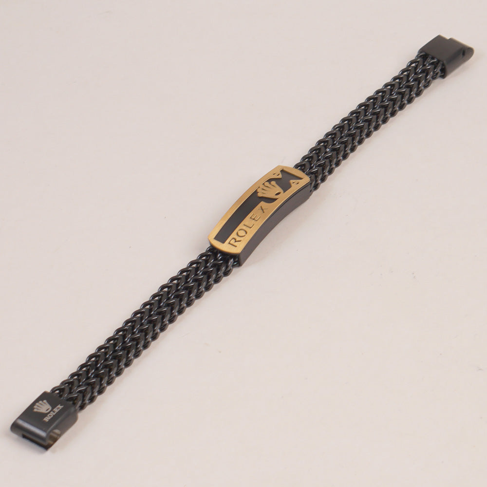 Mens Black Chain Bracelet