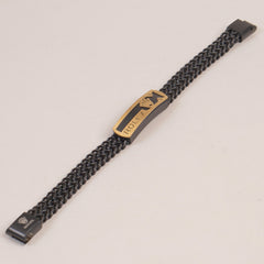 Mens Black Chain Bracelet