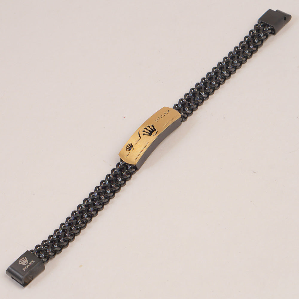 Mens Black Chain Bracelet