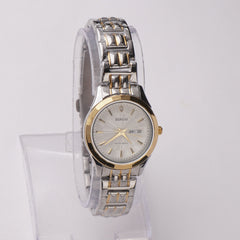 Two Tone Women's Chain Watch Silver-Golden-W