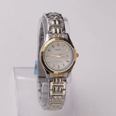 Two Tone Women's Chain Watch Silver-Golden-W