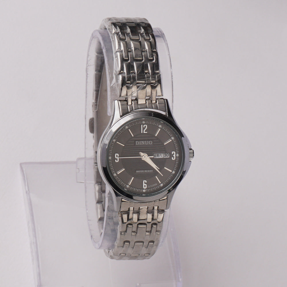 Women's Chain Watch Silver-Black