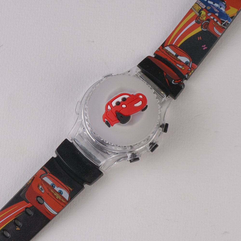 Kids Character Digital Watch Black