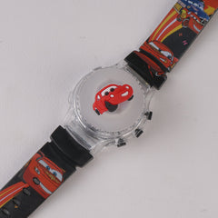 Kids Character Digital Watch Black