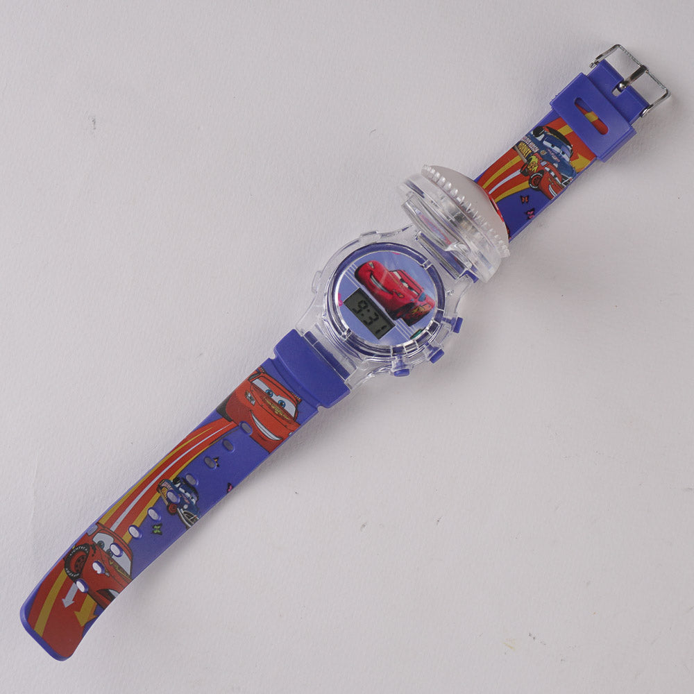 Kids Character Digital Watch Blue C