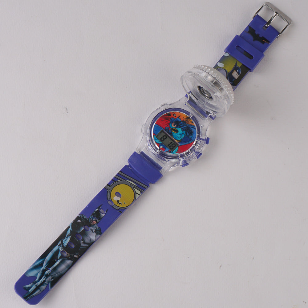 Kids Character Digital Watch Blue B